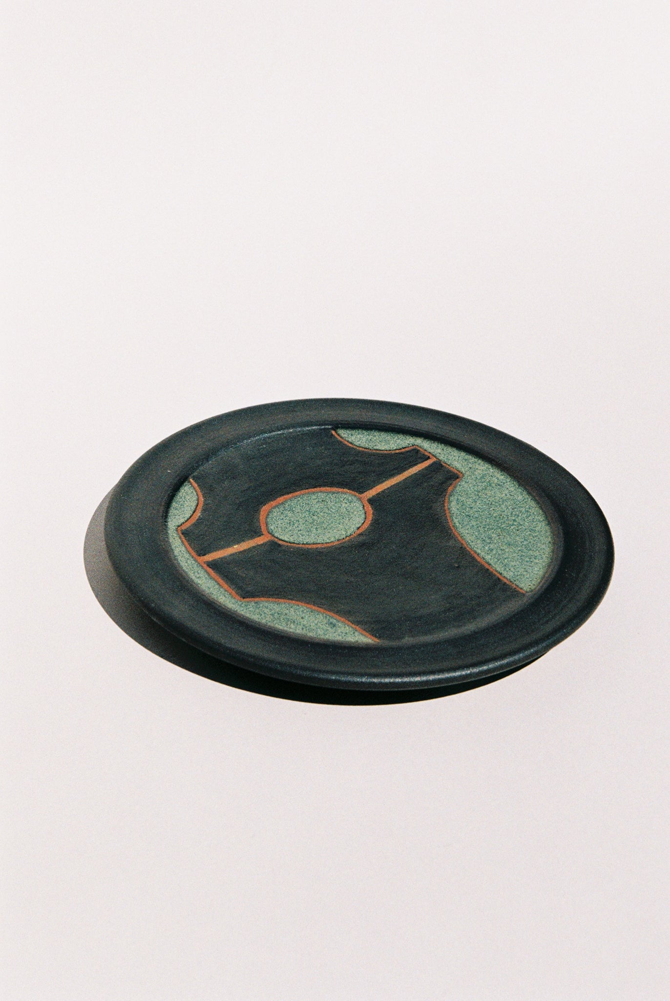 Mid-Century Abstract Plate